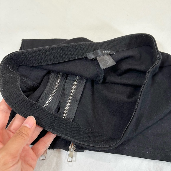 AQUA ZIP SLIT MINI SKIRT - Picture 6 of 6